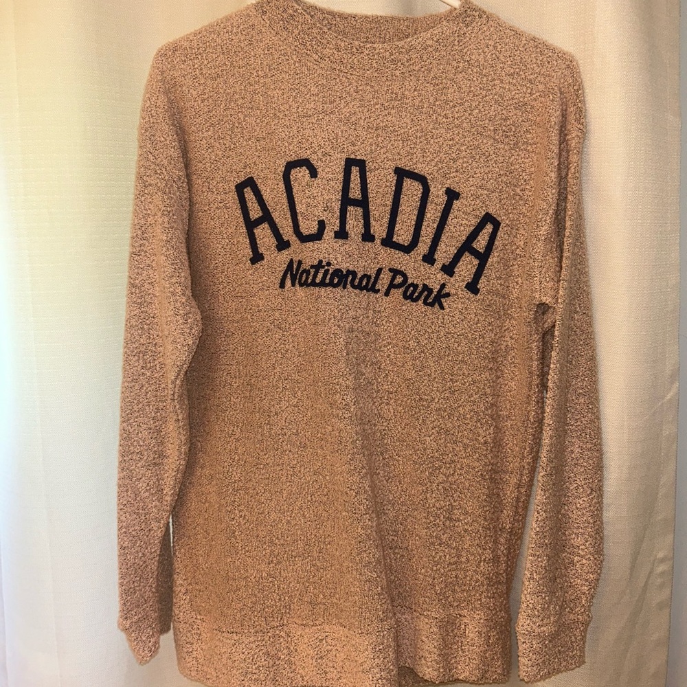 Pink Crew Neck Sweater from Acadia Narional Park